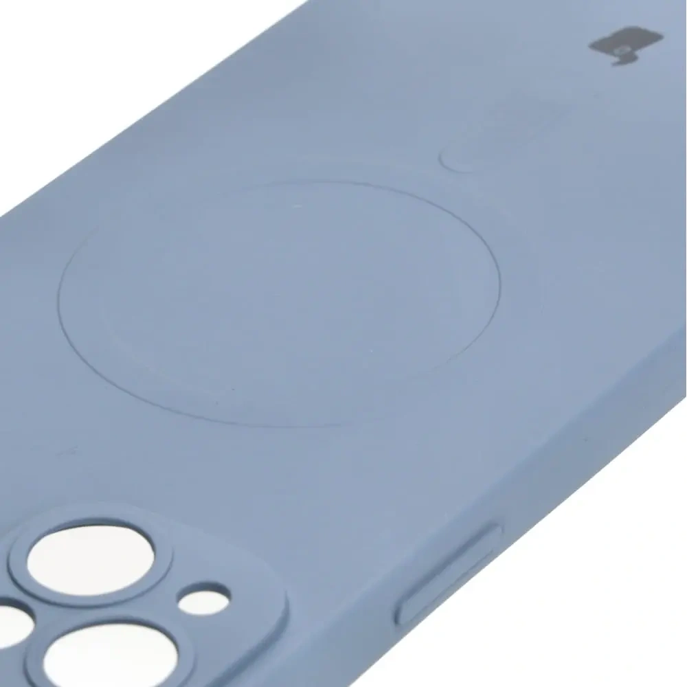 Hurtownia GSM - Etui silikonowe z pierścieniem magnetycznym Bizon Case Silicone Magnetic do Apple iPhone 14 Plus szare - BIZ3393 - {ean13} - Hurt