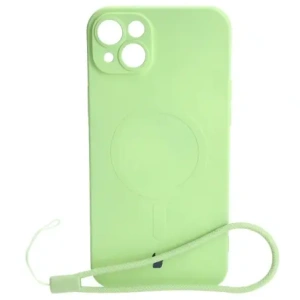 Wholesale Bizon Case Silicone Magnetic Apple iPhone 14 Plus light green - BIZ3394 - {ean13} - Hurt