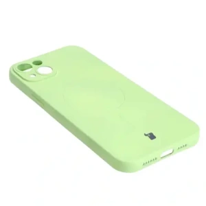 Wholesale Bizon Case Silicone Magnetic Apple iPhone 14 Plus light green - BIZ3394 - {ean13} - Hurt