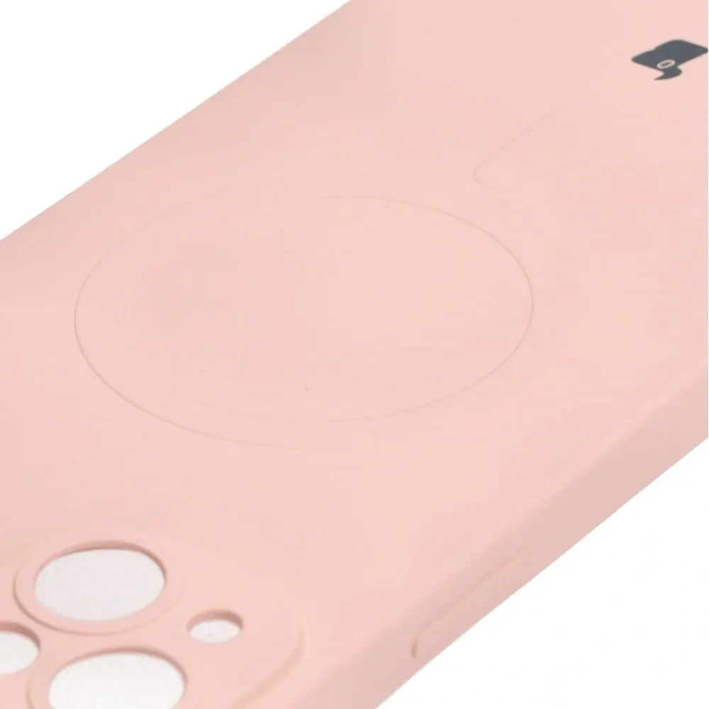 Hurtownia GSM - Etui silikonové s magnetickým kroužkem Bizon Case Silicone Magnetic pro Apple iPhone 14 Plus světlé růžové - BIZ3395 - {ean13} - Hurt