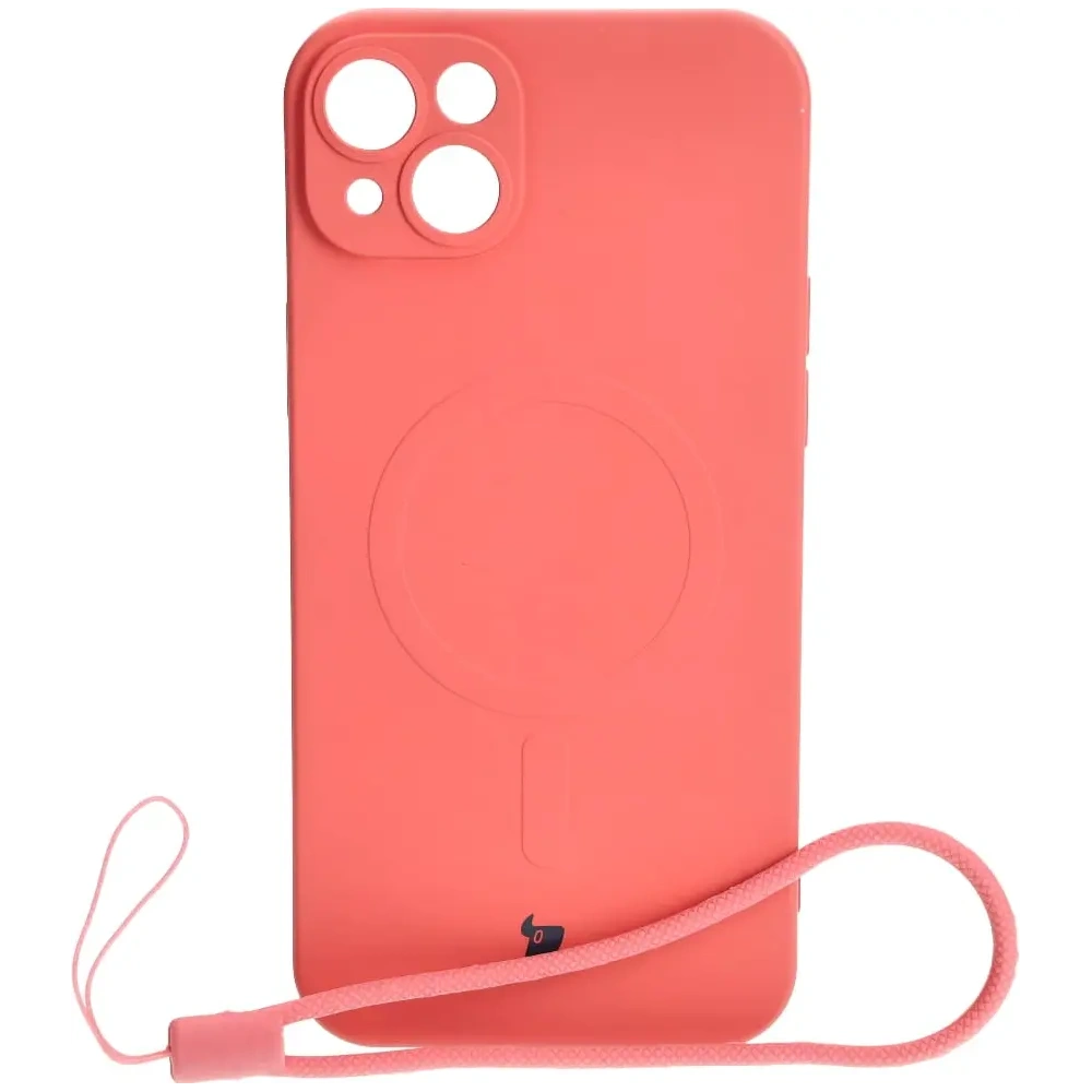 Hurtownia GSM - Bizon Case Silicone Magnetic Apple iPhone 14 Plus roz murdar - BIZ3396 - {ean13} - Hurt