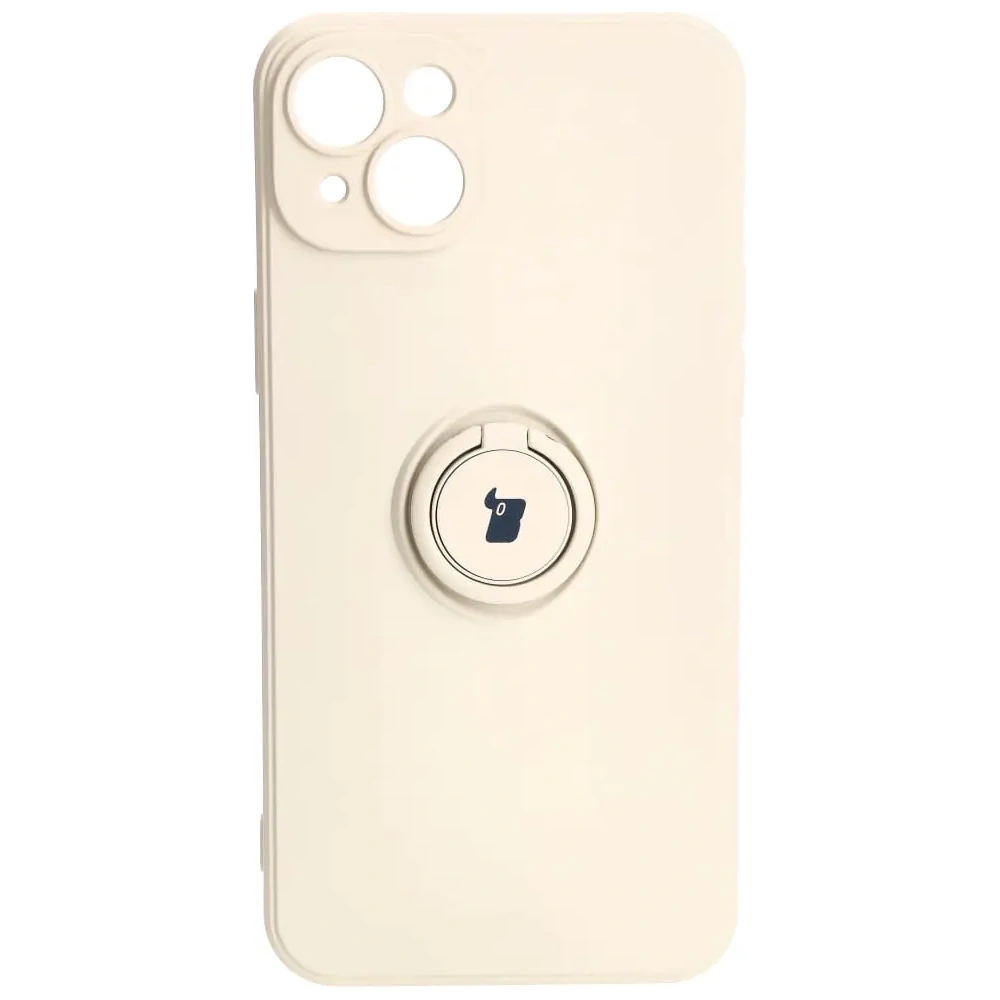 Hurtownia GSM - Bizon Case inel de silicon Sq Apple iPhone 15 Plus bej - BIZ3397 - {ean13} - Hurt
