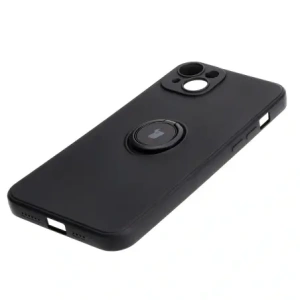 Wholesale Bizon Case Silicone Ring Sq Apple iPhone 15 Plus black - BIZ3398 - {ean13} - Hurt