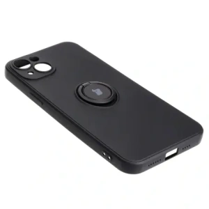 Hurtownia GSM - Bizon Case Silicone Ring Sq Apple iPhone 15 Plus negru - BIZ3398 - {ean13} - Hurt