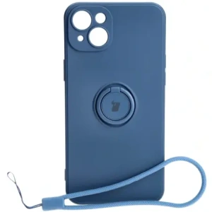 Hurtownia GSM - Bizon Case Ring din Silicon Sq Apple iPhone 15 Plus albastru marin - BIZ3399 - {ean13} - Hurt