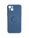 Wholesale Bizon Case Silicone Ring Sq Apple iPhone 15 Plus navy blue - BIZ3399 - {ean13} - Hurt