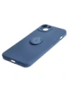 Wholesale Bizon Case Silicone Ring Sq Apple iPhone 15 Plus navy blue - BIZ3399 - {ean13} - Hurt