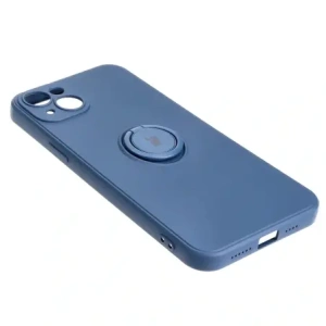 Hurtownia GSM - Bizon Case Ring din Silicon Sq Apple iPhone 15 Plus albastru marin - BIZ3399 - {ean13} - Hurt