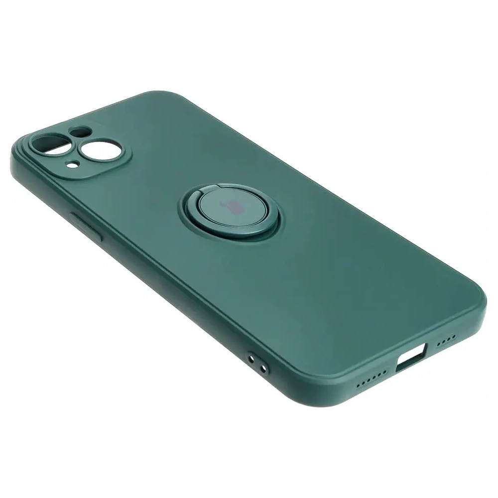 Hurtownia GSM - Bizon Case Inel din Silicon Sq Apple iPhone 15 Plus verde închis - BIZ3400 - {ean13} - Hurt
