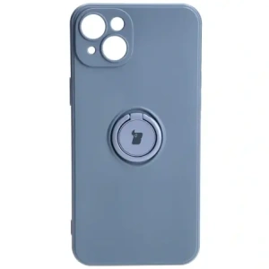 Hurtownia GSM - Bizon Case Silicone Ring Sq Apple iPhone 15 Plus gri - BIZ3401 - {ean13} - Hurt