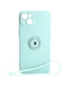 Bizon Case Inel de Silicon Sq Apple iPhone 15 Plus turcoaz