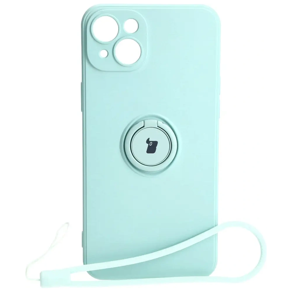 Hurtownia GSM - Bizon Case Inel de Silicon Sq Apple iPhone 15 Plus turcoaz - BIZ3402 - {ean13} - Hurt