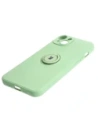 Hurtownia GSM - Bizon Case Silicone Ring Sq Apple iPhone 15 Plus verde deschis - BIZ3403 - {ean13} - Hurt