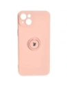 Hurtownia GSM - Bizon Case Silicone Ring Sq Apple iPhone 15 Plus roz deschis - BIZ3404 - {ean13} - Hurt