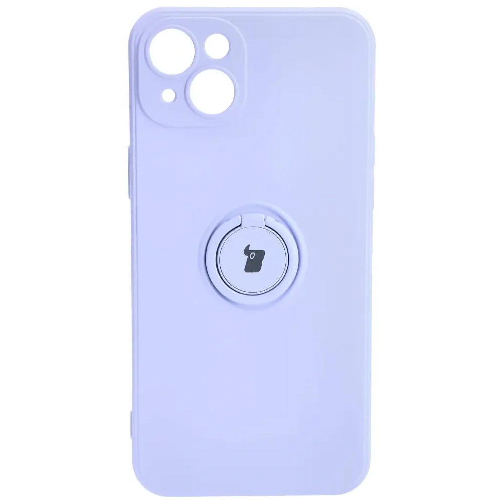 Hurtownia GSM - Bizon Case Silicone Ring Sq Apple iPhone 15 Plus violet deschis - BIZ3405 - {ean13} - Hurt