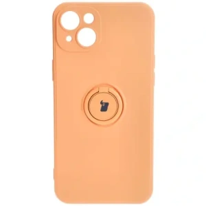 Hurtownia GSM - Bizon Case Silicone Ring Sq Apple iPhone 15 Plus portocalie - BIZ3406 - {ean13} - Hurt