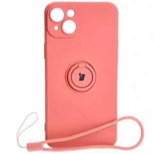 Hurtownia GSM - Bizon Case Silicone Ring Sq Apple iPhone 15 Plus roz murdar - BIZ3407 - {ean13} - Hurt