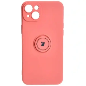 Hurtownia GSM - Bizon Case Silicone Ring Sq Apple iPhone 15 Plus roz murdar - BIZ3407 - {ean13} - Hurt