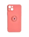 Hurtownia GSM - Bizon Case Silicone Ring Sq Apple iPhone 15 Plus roz murdar - BIZ3407 - {ean13} - Hurt