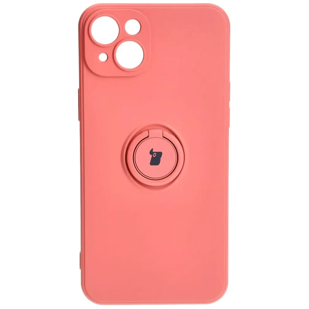 Hurtownia GSM - Bizon Case Silicone Ring Sq Apple iPhone 15 Plus roz murdar - BIZ3407 - {ean13} - Hurt