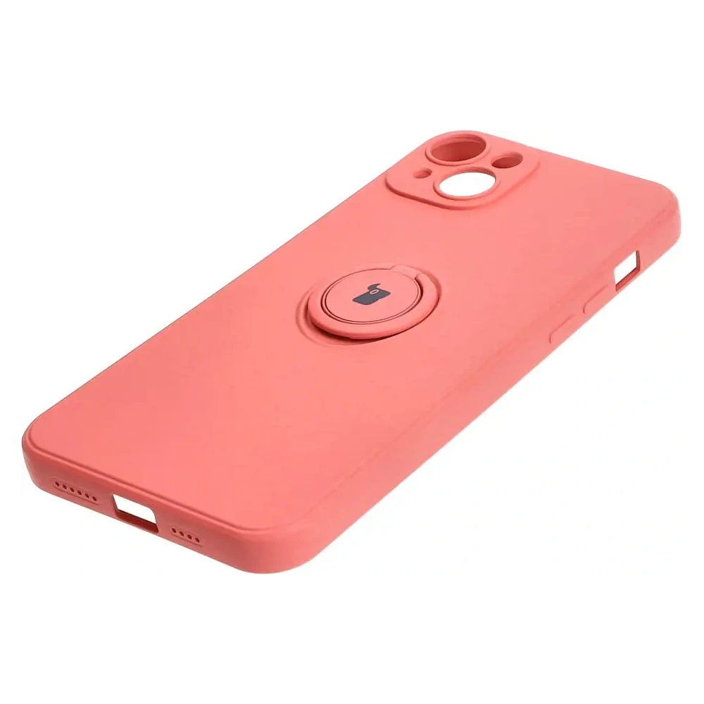 Hurtownia GSM - Bizon Case Silicone Ring Sq Apple iPhone 15 Plus roz murdar - BIZ3407 - {ean13} - Hurt