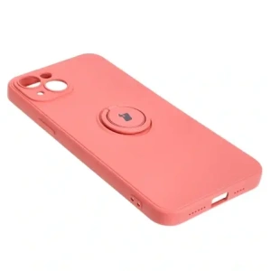 Hurtownia GSM - Bizon Case Silicone Ring Sq Apple iPhone 15 Plus roz murdar - BIZ3407 - {ean13} - Hurt
