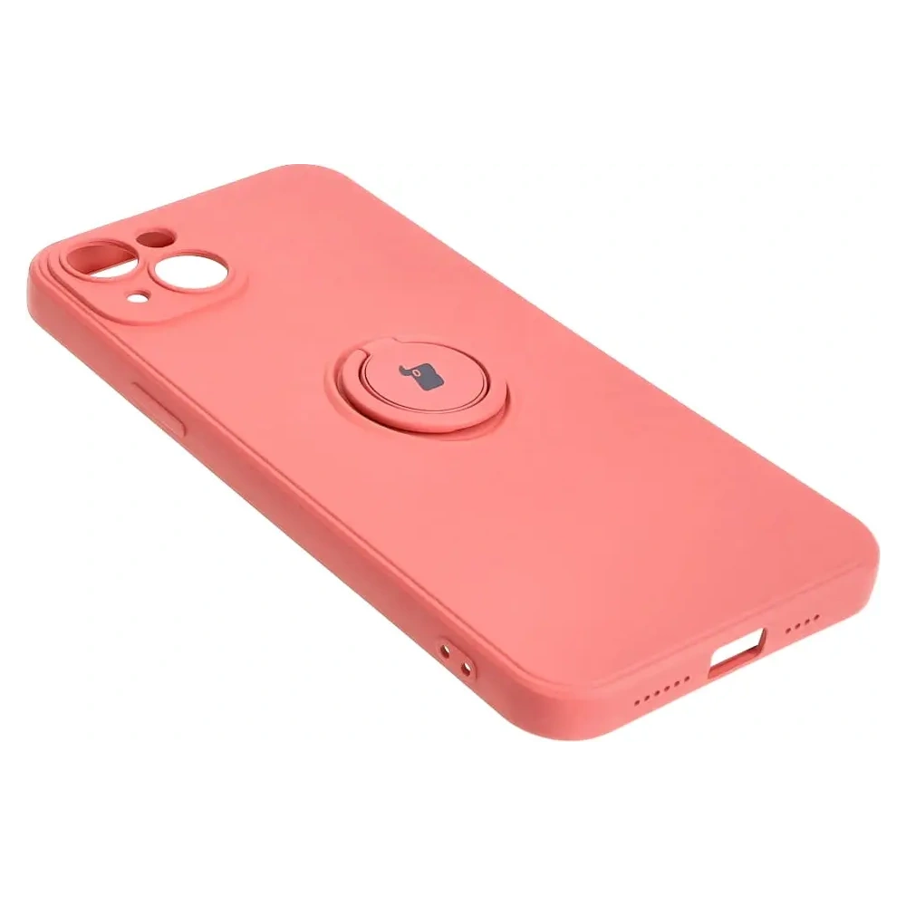 Hurtownia GSM - Bizon Case Silicone Ring Sq Apple iPhone 15 Plus roz murdar - BIZ3407 - {ean13} - Hurt