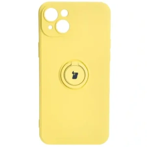 Hurtownia GSM - Bizon Case Silicone Ring Sq Apple iPhone 15 Plus galben - BIZ3408 - {ean13} - Hurt