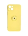 Hurtownia GSM - Bizon Case Silicone Ring Sq Apple iPhone 15 Plus galben - BIZ3408 - {ean13} - Hurt