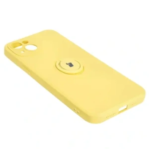 Hurtownia GSM - Bizon Case Silicone Ring Sq Apple iPhone 15 Plus galben - BIZ3408 - {ean13} - Hurt