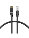 Netzwerkkabel Baseus High Speed, Ethernet RJ45, Gigabit, Cat.6, 0,5m (schwarz)
