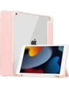 Bizon Case Tab Clear Matt Apple iPad 9 10.2 2021 / iPad 8 2020 / iPad 10.2 2019 világos rózsaszín