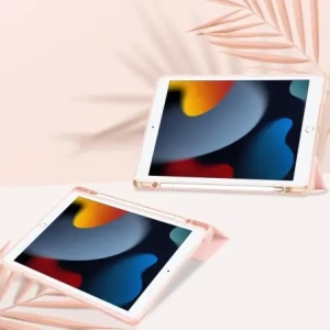 Hurtownia GSM - Etui Bizon Case Tab Clear Matt do Apple iPad 9 10.2 2021 / iPad 8 2020 / iPad 10.2 2019 světle růžové - BIZ3409 - {ean13} - Hurt