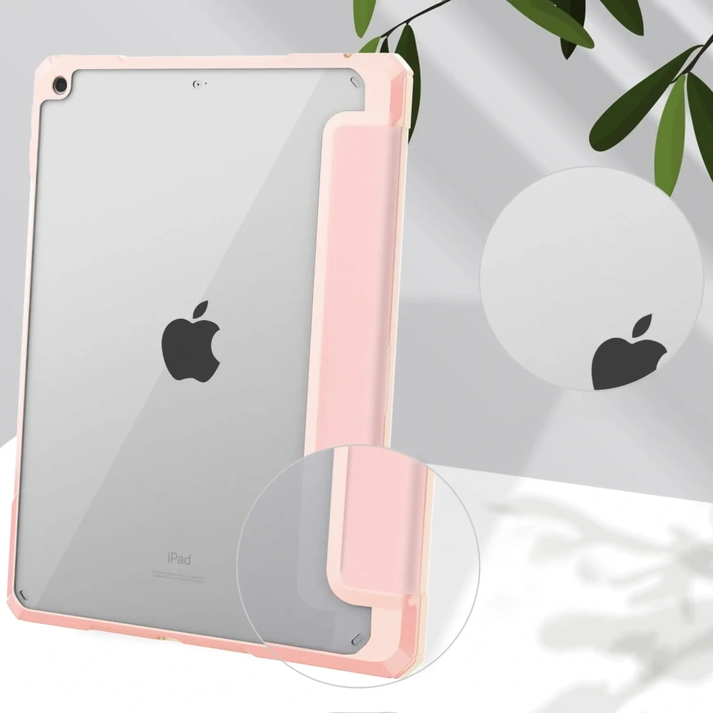 Hurtownia GSM - Etui Bizon Case Tab Clear Matt do Apple iPad 9 10.2 2021 / iPad 8 2020 / iPad 10.2 2019 světle růžové - BIZ3409 - {ean13} - Hurt