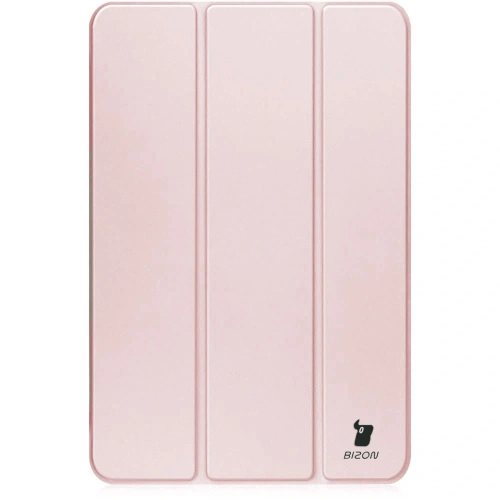 Etui Bizon Case Tab Clear Matt do Apple iPad 9 10.2 2021 / iPad 8 2020/ iPad 10.2 2019 jasnoróżowe