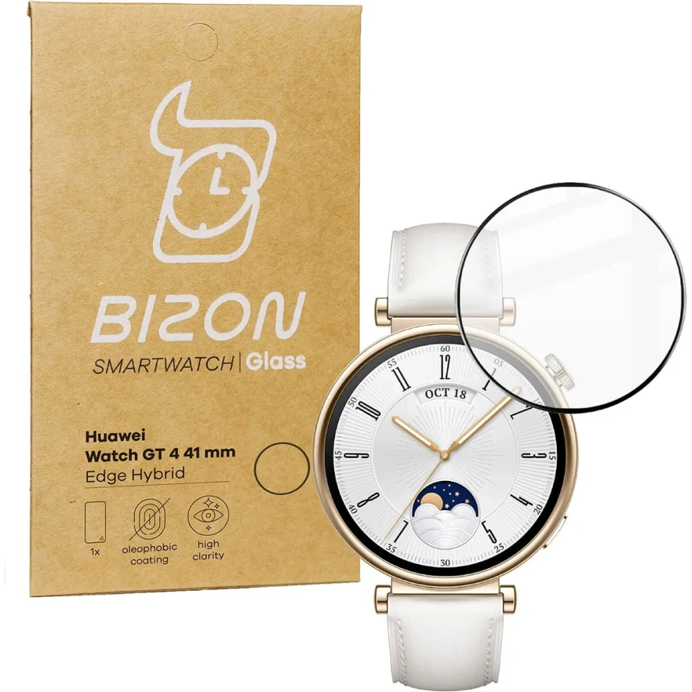 Hurtownia GSM - Bizon Glass Watch Edge Hybrid Huawei Watch GT 4 41 mm schwarz - BIZ3410 - {ean13} - Hurt