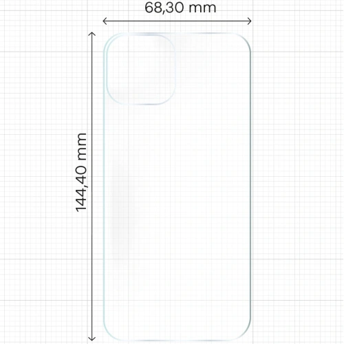 Folia hydrożelowa na tył Bizon Glass Hydrogel Back Apple iPhone 15 [2 PACK]