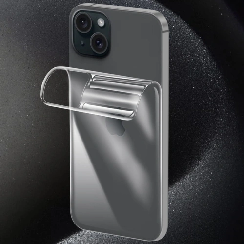 Folia hydrożelowa na tył Bizon Glass Hydrogel Back Apple iPhone 15 [2 PACK]