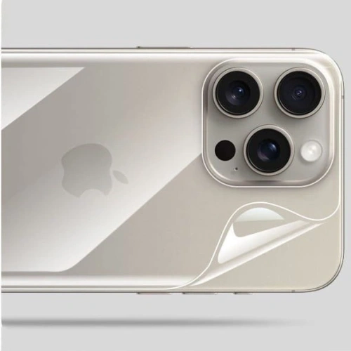 Folia hydrożelowa na tył Bizon Glass Hydrogel Back Apple iPhone 15 Pro [2 PACK]