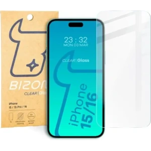 Hurtownia GSM - Bizon Glass Clear 2 Apple iPhone 15 / 15 Pro / 16 - BIZ3418 - {ean13} - Hurt