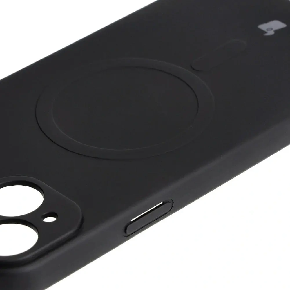 Hurtownia GSM - Etui silikonové s magnetickým kroužkem Bizon Case Silicone Magnetic pro Apple iPhone 15 Plus černé - BIZ3422 - {ean13} - Hurt