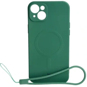 Hurtownia GSM - Caz de silicon Bizon Magnetic Apple iPhone 15 Plus verde închis - BIZ3425 - {ean13} - Hurt