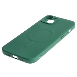 Hurtownia GSM - Caz de silicon Bizon Magnetic Apple iPhone 15 Plus verde închis - BIZ3425 - {ean13} - Hurt