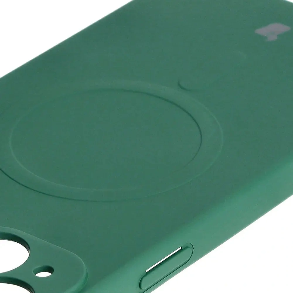 Hurtownia GSM - Caz de silicon Bizon Magnetic Apple iPhone 15 Plus verde închis - BIZ3425 - {ean13} - Hurt