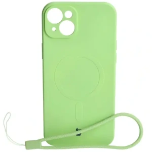 Hurtownia GSM - Bizon Case Silicone Magnetic Apple iPhone 15 Plus verde deschis - BIZ3426 - {ean13} - Hurt