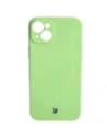 Hurtownia GSM - Bizon Case Silicone Magnetic Apple iPhone 15 Plus verde deschis - BIZ3426 - {ean13} - Hurt
