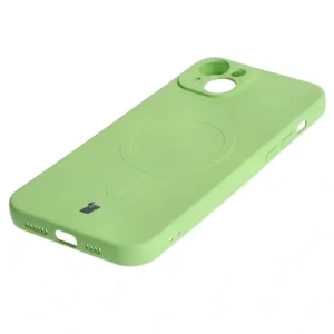 Hurtownia GSM - Bizon Case Silicone Magnetic Apple iPhone 15 Plus verde deschis - BIZ3426 - {ean13} - Hurt