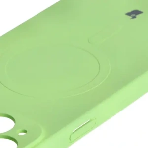 Hurtownia GSM - Bizon Case Silicone Magnetic Apple iPhone 15 Plus verde deschis - BIZ3426 - {ean13} - Hurt