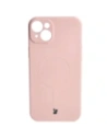 Hurtownia GSM - Bizon Caz Silicon Magnetic Apple iPhone 15 Plus roz deschis - BIZ3427 - {ean13} - Hurt