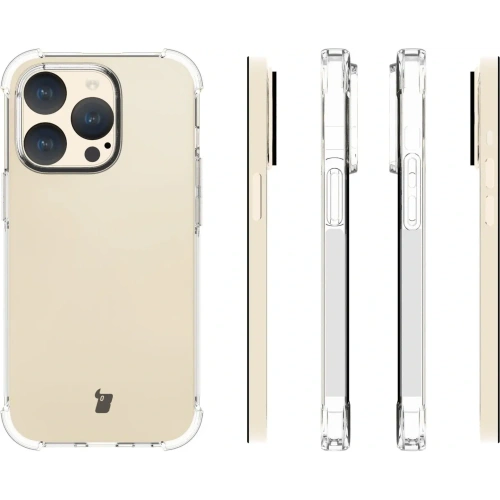 Etui Bizon Case Clear Pack do Apple iPhone 15 Pro przezroczyste